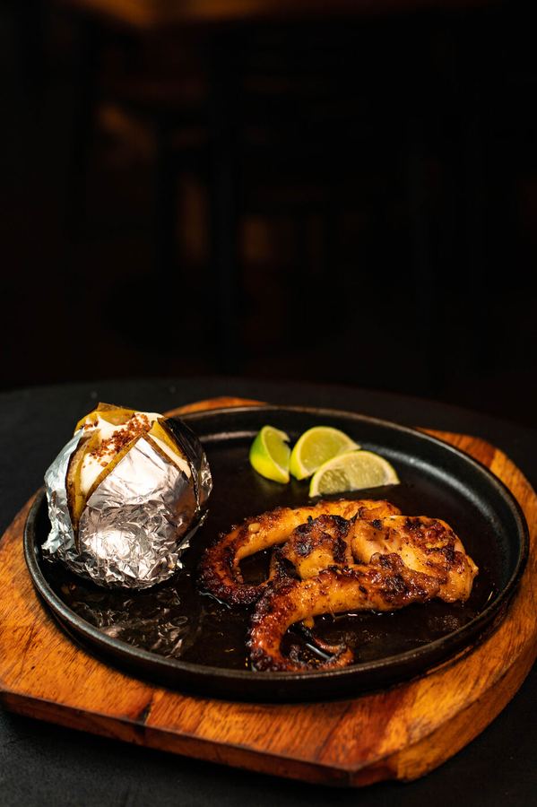 Pulpo a la parrilla de Eolian